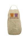 Cute PB and J Design - Made for Each Other Adult Apron by TooLoud-Bib Apron-TooLoud-Stone-One-Size-Davson Sales