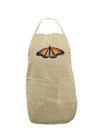 Watercolor Monarch Butterfly Adult Apron-Bib Apron-TooLoud-Stone-One-Size-Davson Sales