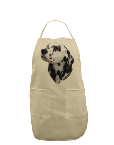 Dalmatian Portrait Adult Apron by TooLoud-Bib Apron-TooLoud-Stone-One-Size-Davson Sales