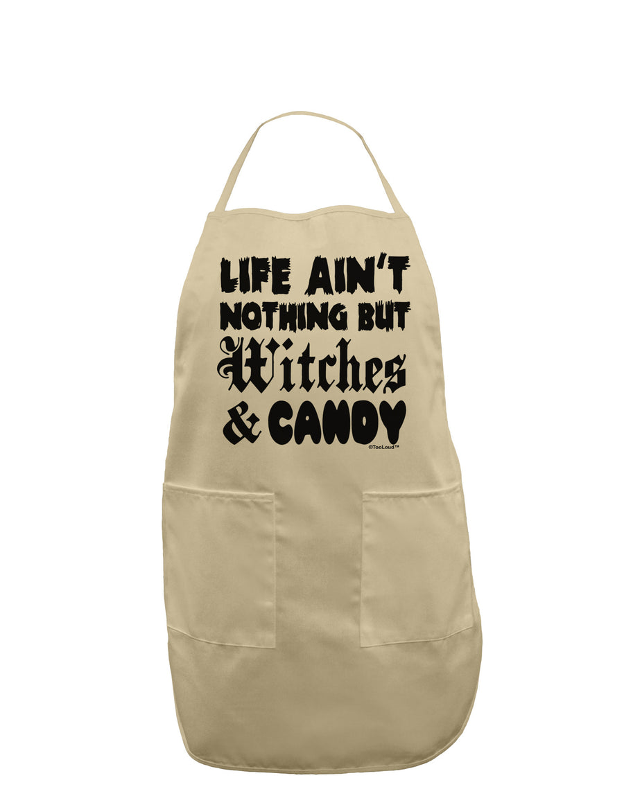 Witches and Candy Adult Apron-Bib Apron-TooLoud-White-One-Size-Davson Sales