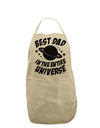 Best Dad in the Entire Universe Adult Apron-Bib Apron-TooLoud-Stone-One-Size-Davson Sales