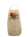 World's Best Mom - Heart Banner Design Adult Apron by TooLoud-Bib Apron-TooLoud-Stone-One-Size-Davson Sales