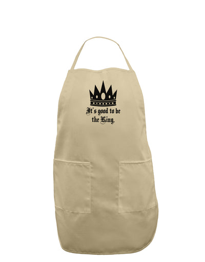 It's Good to be the King - Boss Day Adult Apron-Bib Apron-TooLoud-Stone-One-Size-Davson Sales