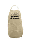 Kawaii in the Streets Senpai in the Sheets Adult Apron by TooLoud-Bib Apron-TooLoud-Stone-One-Size-Davson Sales