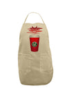 Red Cup Satan Coffee Adult Apron by-Bib Apron-TooLoud-Stone-One-Size-Davson Sales