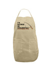 I'd Rather Be Fishing Adult Apron-Bib Apron-TooLoud-Stone-One-Size-Davson Sales