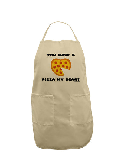 You Have a Pizza My Heart Adult Apron by TooLoud-Bib Apron-TooLoud-Stone-One-Size-Davson Sales