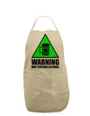 Warning May Contain Alcohol Adult Apron by TooLoud-Bib Apron-TooLoud-Stone-One-Size-Davson Sales