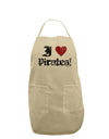 I Heart Pirates Adult Apron-Bib Apron-TooLoud-Stone-One-Size-Davson Sales