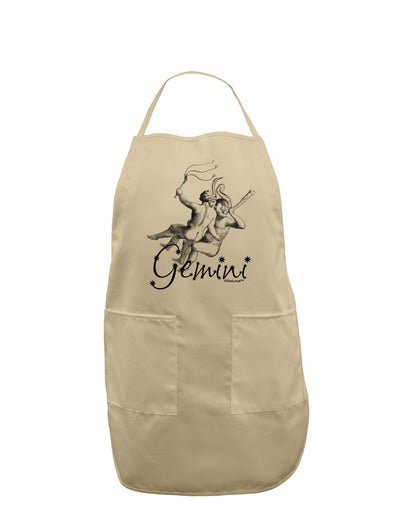 Gemini Illustration Adult Apron-Bib Apron-TooLoud-Stone-One-Size-Davson Sales