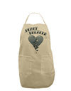 Heart Breaker Manly Adult Apron by-Bib Apron-TooLoud-Stone-One-Size-Davson Sales