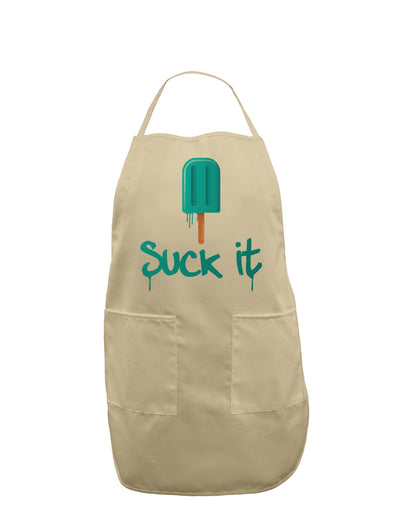 Suck It Popsicle Adult Apron-Bib Apron-TooLoud-Stone-One-Size-Davson Sales