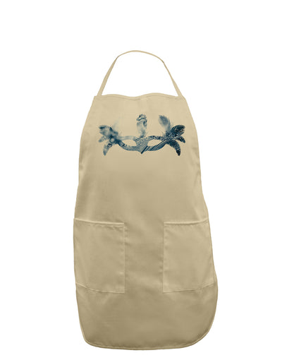 Water Masquerade Mask Adult Apron by TooLoud-Bib Apron-TooLoud-Stone-One-Size-Davson Sales