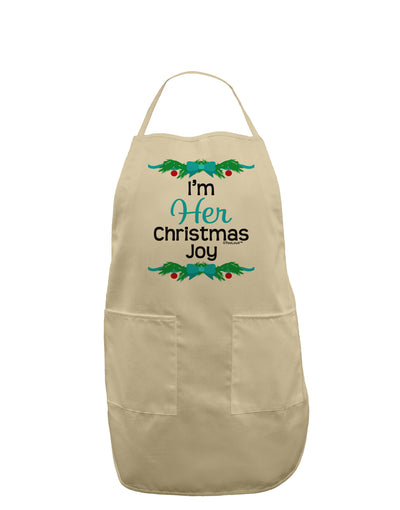 Her Christmas Joy Matching His & Hers Adult Apron-Bib Apron-TooLoud-Stone-One-Size-Davson Sales