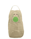 Cute Bunny with Floppy Ears - Green Adult Apron by TooLoud-Bib Apron-TooLoud-Stone-One-Size-Davson Sales