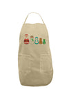 Cute Christmas Matryoshka Nesting Dolls Adult Apron-Bib Apron-TooLoud-Stone-One-Size-Davson Sales