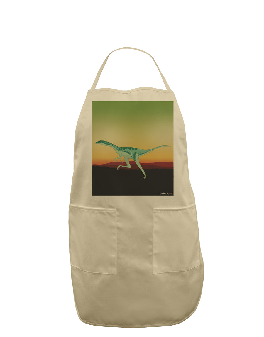 Ornithomimus Velox - Without Name Adult Apron by TooLoud-Bib Apron-TooLoud-White-One-Size-Davson Sales