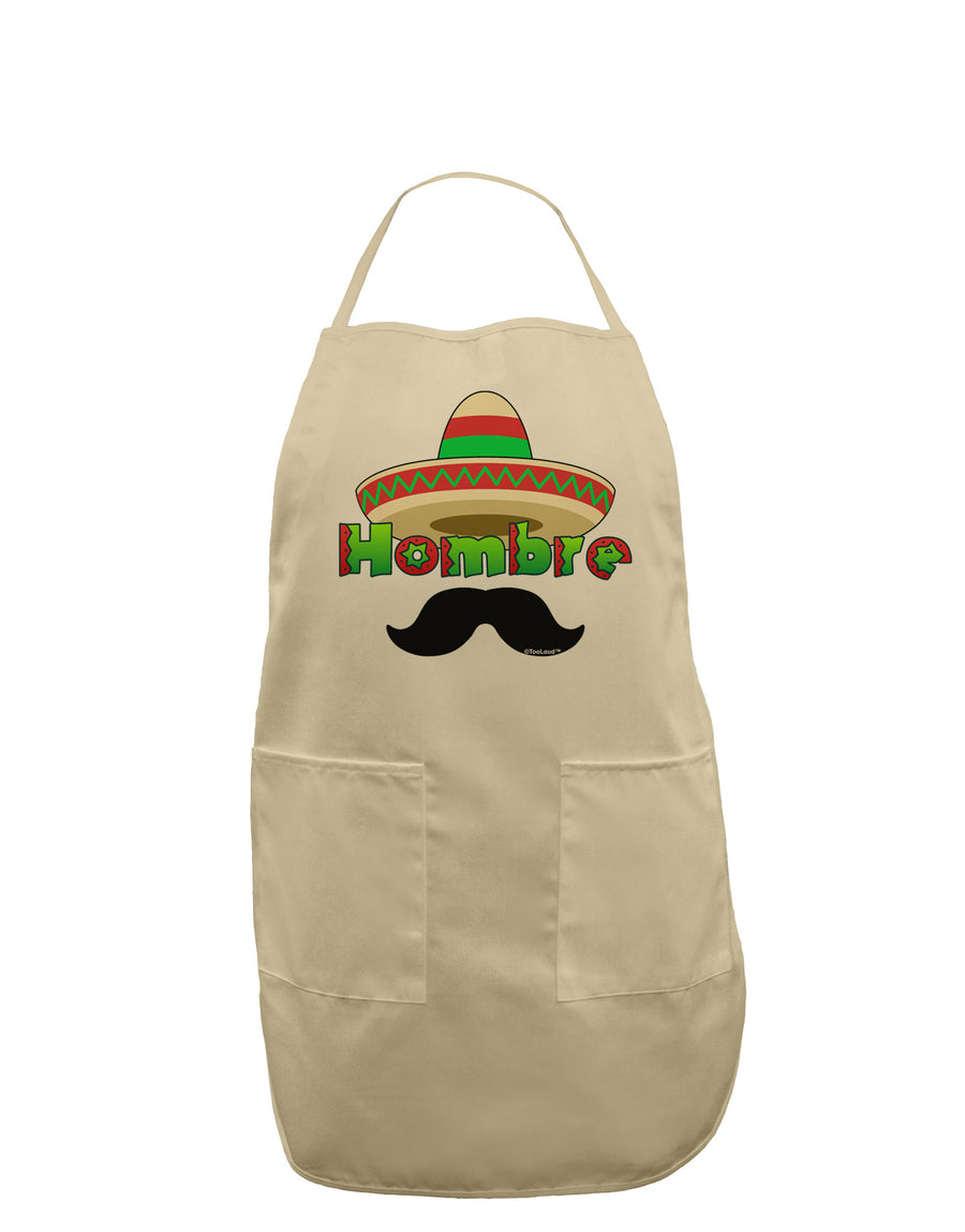 Hombre Sombrero Adult Apron-Bib Apron-TooLoud-White-One-Size-Davson Sales