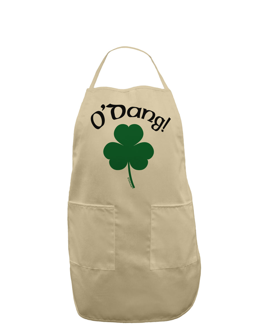 O'Dang - St Patrick's Day Adult Apron-Bib Apron-TooLoud-White-One-Size-Davson Sales