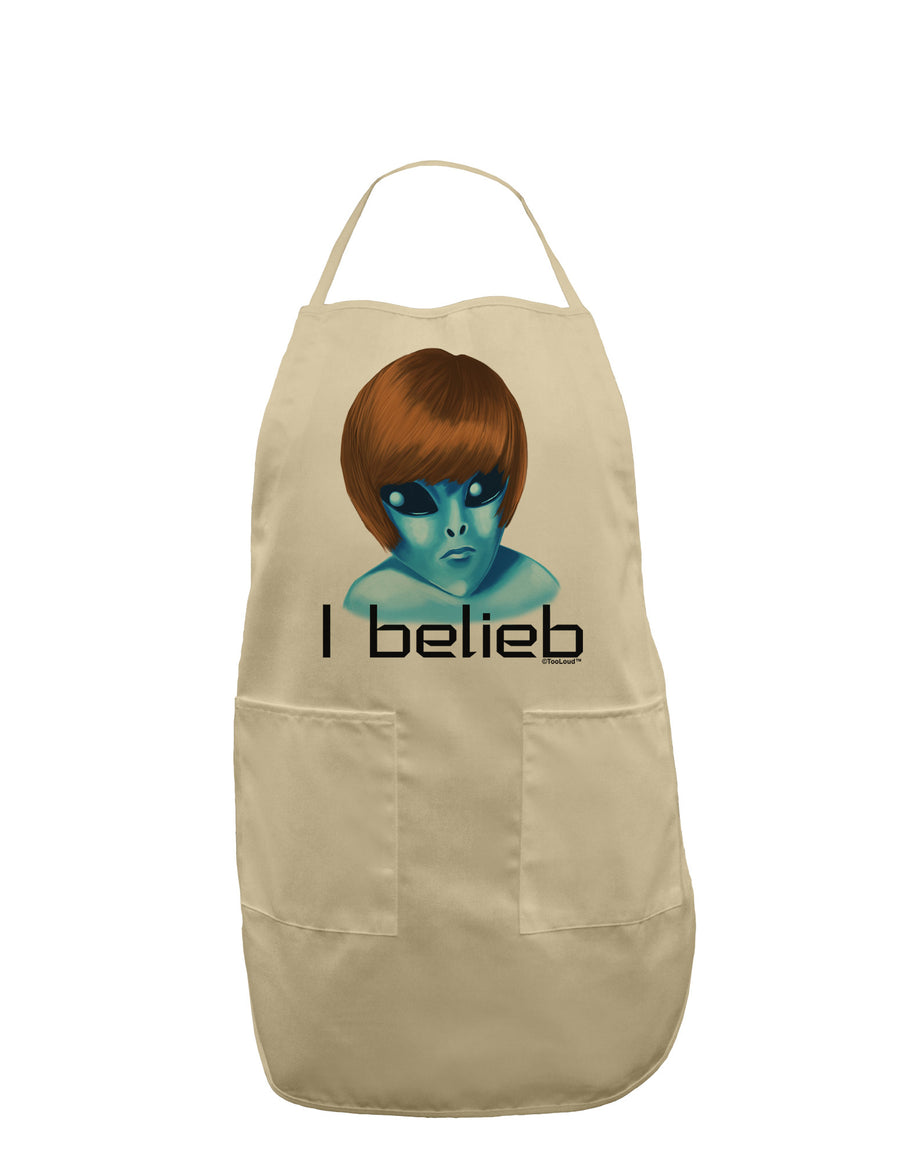 Extraterrestial - I Belieb Adult Apron by TooLoud-Bib Apron-TooLoud-White-One-Size-Davson Sales