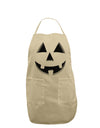 Happy Cute Jack O' Lantern Pumpkin Face Adult Apron-Bib Apron-TooLoud-Stone-One-Size-Davson Sales