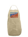 Colorado Mtn Sunset Soaked WaterColor Adult Apron-Bib Apron-TooLoud-Stone-One-Size-Davson Sales