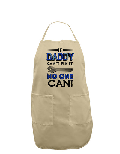 If Daddy Can't Fix It Adult Apron-Bib Apron-TooLoud-Stone-One-Size-Davson Sales