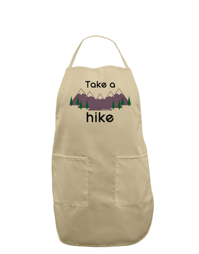 Take a Hike Adult Apron-Bib Apron-TooLoud-Stone-One-Size-Davson Sales