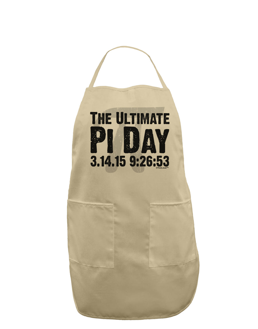 The Ultimate Pi Day Text Adult Apron by TooLoud-Bib Apron-TooLoud-White-One-Size-Davson Sales