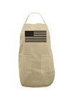 American Flag Glitter - Black Adult Apron-Bib Apron-TooLoud-Stone-One-Size-Davson Sales