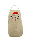 Kyu-T Face Puppino Santa Boy Dog Adult Apron-Bib Apron-TooLoud-Stone-One-Size-Davson Sales