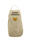 Whiskey Wednesday Design - Text Adult Apron by TooLoud-Bib Apron-TooLoud-Stone-One-Size-Davson Sales