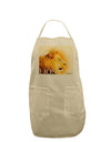 Lion Watercolor 3 Text Adult Apron-Bib Apron-TooLoud-Stone-One-Size-Davson Sales