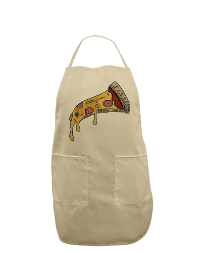 TooLoud Pizza Slice Adult Apron-Bib Apron-TooLoud-Stone-One-Size-Davson Sales