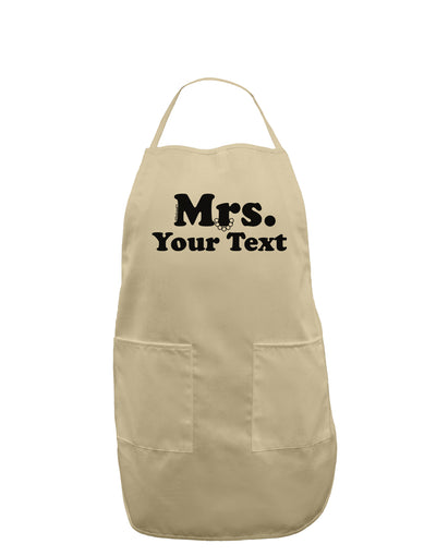 Personalized Mrs Classy Adult Apron by TooLoud-Bib Apron-TooLoud-Stone-One-Size-Davson Sales