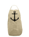 Distressed Nautical Sailor Anchor Adult Apron-Bib Apron-TooLoud-Stone-One-Size-Davson Sales