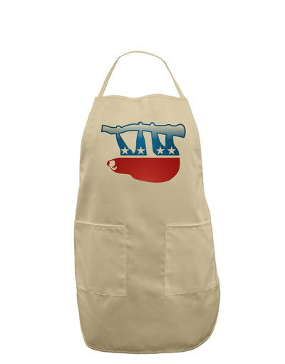 Sloth Political Party Symbol Adult Apron-Bib Apron-TooLoud-Stone-One-Size-Davson Sales