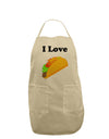 I love Tacos Adult Apron-Bib Apron-TooLoud-Stone-One-Size-Davson Sales