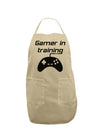 Gamer In Training BnW Adult Apron-Bib Apron-TooLoud-Stone-One-Size-Davson Sales