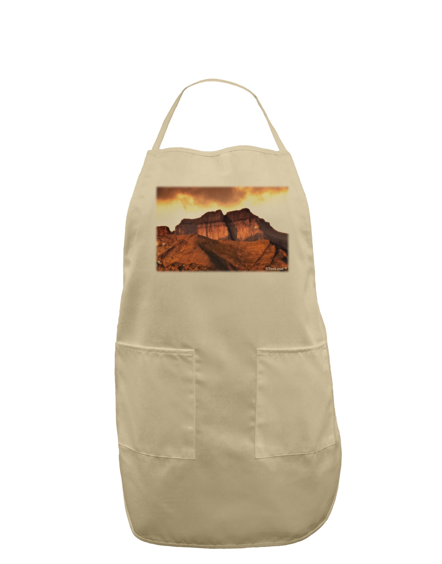 San Juan Mountain Range Adult Apron-Bib Apron-TooLoud-Stone-One-Size-Davson Sales
