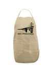 Bay Bridge Cutout Design - San Francisco Adult Apron by TooLoud-Bib Apron-TooLoud-Stone-One-Size-Davson Sales