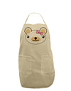 Kyu-T Head - Day Beartholomea Girl Teddy Bear Adult Apron-Bib Apron-TooLoud-Stone-One-Size-Davson Sales