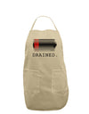 Battery Drained Adult Apron-Bib Apron-TooLoud-Stone-One-Size-Davson Sales