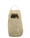 Laying Black Bear Cutout Adult Apron-Bib Apron-TooLoud-Stone-One-Size-Davson Sales