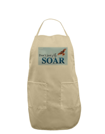 Don't Just Fly SOAR Adult Apron-Bib Apron-TooLoud-Stone-One-Size-Davson Sales