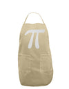 Pi Symbol Glitter - White Adult Apron by TooLoud-Bib Apron-TooLoud-Stone-One-Size-Davson Sales