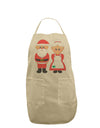 Cute Mr and Mrs Santa Claus Couple Christmas Adult Apron-Bib Apron-TooLoud-Stone-One-Size-Davson Sales