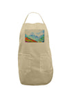 CO Fog Mountains Watercolor Adult Apron-Bib Apron-TooLoud-Stone-One-Size-Davson Sales