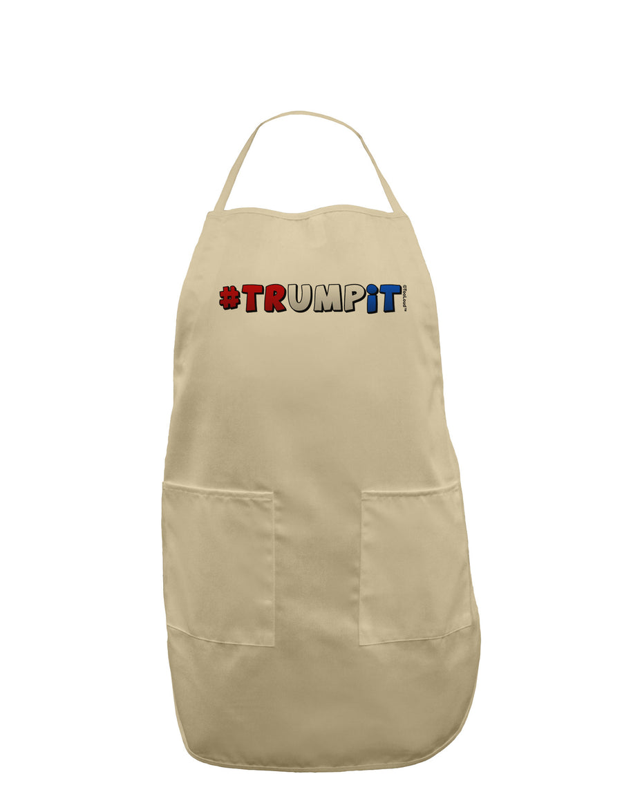 Hashtag Trumpit Adult Apron-Bib Apron-TooLoud-White-One-Size-Davson Sales