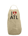 I Heart Atlanta Adult Apron-Bib Apron-TooLoud-Stone-One-Size-Davson Sales